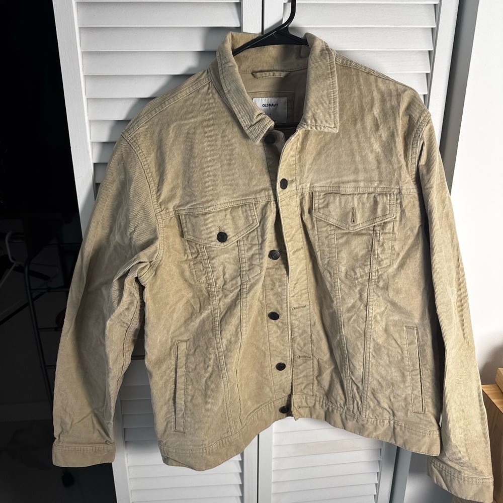 Old Navy Men's Beige Denim Jacket